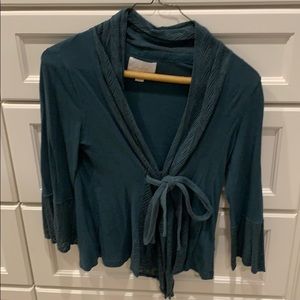Deletta tie front light cardigan
